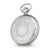 Image of Charles Hubert Stainless Hunter Case w/ Shield Skeleton Pocket Watch XWA6116