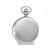 Image of Charles Hubert Stainless Hunter Case w/ Shield Skeleton Pocket Watch XWA6116