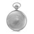 Image of Charles Hubert Stainless Steel Hunter Case Tritium Quartz Pocket Watch