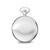 Charles Hubert Stainless Steel Skeleton Dial Pocket Watch XWA4334