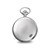 Charles Hubert Stainless Steel White Dial Pocket Watch XWA1903