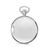 Image of Charles Hubert Stainless Steel White Dial Pocket Watch XWA4335