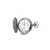 Charles Hubert Stainless Steel White Dial with Date Pocket Watch XWA835