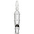 Image of City Whistle Charm (Choose Metal) by Rembrandt