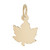 Classic Maple Leaf Charm (Choose Metal) by Rembrandt