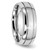Image of Cobalt Polished and Satin Grooved 8mm Band Ring