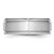 Image of Cobalt Satin and Polished Ridged Edge 8mm Band Ring CC36