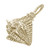 Conch Shell Charm (Choose Metal) by Rembrandt