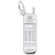 Image of Cordless Phone Charm (Choose Metal) by Rembrandt
