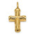 Image of Cremation Jewelry - 14K Yellow Gold Cross Ash Holder Pendant