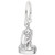 Image of Danish Mermaid Charm (Choose Metal) by Rembrandt