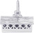 Image of Detailed Covered Bridge Charm (Choose Metal) by Rembrandt