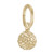 Detailed Golf Ball Charm (Choose Metal) by Rembrandt