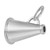 Detailed Megaphone Charm (Choose Metal) by Rembrandt