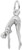 Image of Diver Charm (Choose Metal) by Rembrandt