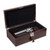 Image of Ebony Veneer High Gloss Finish Multi Use Locking Collector Box