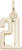 Image of Elegant Number 21 Charm (Choose Metal) by Rembrandt