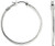 Image of ELLE Jewelry - EARRING MUST HAVES Sterling Silver Hoop Earrings (E0147)
