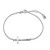 ELLE Jewelry - HUMANITY Sterling Silver 7 in. + 1 in. Cross Bracelet