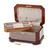 Image of Eye Burl Blue / Red Inlay High Gloss Jewelry Box