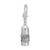 Image of France Bordeaux Wine Bottle Charm (Choose Metal) by Rembrandt