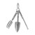 Gardening Tools Set Charm (Choose Metal) by Rembrandt