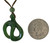 Image of Genuine Canadian Green Nephrite Jade Freeform Pendant on Cord
