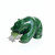 Natural Untreated Nephrite Jade Grizzly Bear with Fish Figurine HNW-169