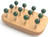 Image of Genuine Natural Nephrite Jade & Wood Beaded Massage Tool