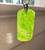 39mm Natural Untreated Nephrite Jade Dog Tag Pendant w/ Abalone Shell