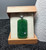 39mm Natural Untreated Nephrite Jade Dog Tag Pendant w/ Abalone Shell