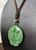 Image of 50mm Genuine Natural Nephrite Jade Double Koi Fish Pendant Necklace w/ Cord
