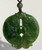 Image of 50mm Genuine Natural Nephrite Jade Double Koi Fish Pendant Necklace w/ Cord