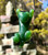 Natural Untreated Nephrite Jade Hanging Cat Necklace Adorable Kitty