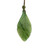 Natural Untreated Nephrite Jade Leaf Pendant Necklace (2337)