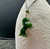Natural Untreated Nephrite Jade Rearing Horse Pendant Necklace w/ Wax Cord