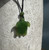 Natural Untreated Nephrite Jade Turtle Pendant Necklace w/ Abalone Shell