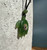 Natural Untreated Nephrite Jade Turtle Pendant Necklace w/ Abalone Shell