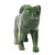 Natural Untreated Nephrite Jade Dog Husky Figurine