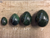 Natural Nephrite Jade or Rhodonite Egg Figurine