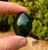 Natural Nephrite Jade or Rhodonite Egg Figurine