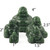 Natural Untreated Nephrite Jade Happy Buddha Figurine