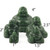 Natural Untreated Nephrite Jade Happy Buddha Figurine