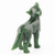 Natural Untreated Nephrite Jade Howling Coyote Figurine