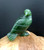 Natural Untreated Nephrite Jade Standing Eagle Figurine