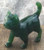 Image of Genuine Nephrite Jade Walking Cat Figurine (HNW-189)