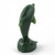 Natural Untreated Solid Nephrite Jade Dolphin Figurine