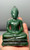 Natural Untreated Solid Nephrite Jade Thai Buddha Figurine