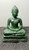 Natural Untreated Solid Nephrite Jade Thai Buddha Figurine