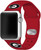 Image of Georgia Bulldogs Silicone Watch Band Compatible with Apple Watch - 38mm/40mm/41mm Red C-AB1-135-38